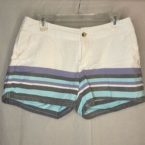 Columbia Women’s 10 Shorts Blue Grey Purple White